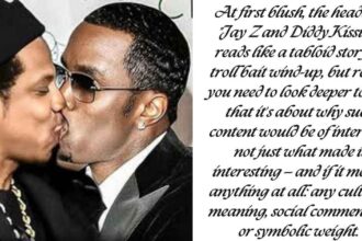 Jay Z and Diddy Kissing